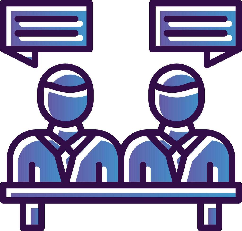 Meeting Vector Icon Design