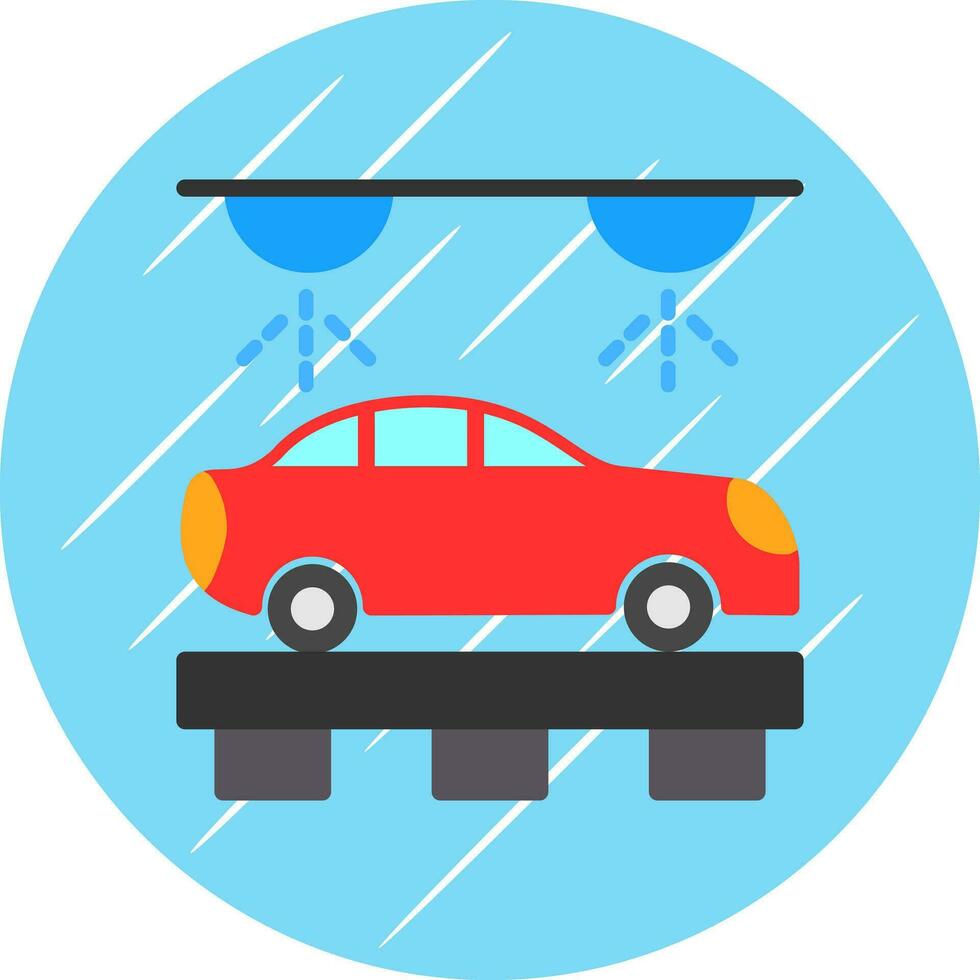 Car wash Vector Icon Design