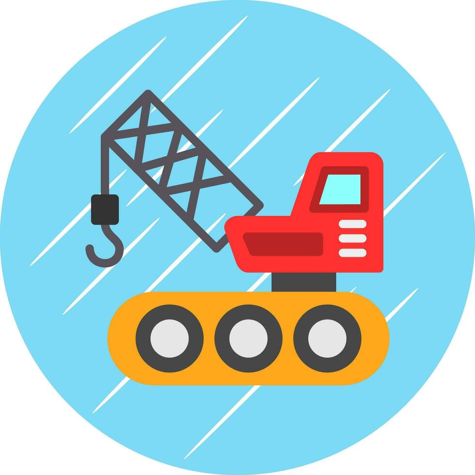 Crane Vector Icon Design