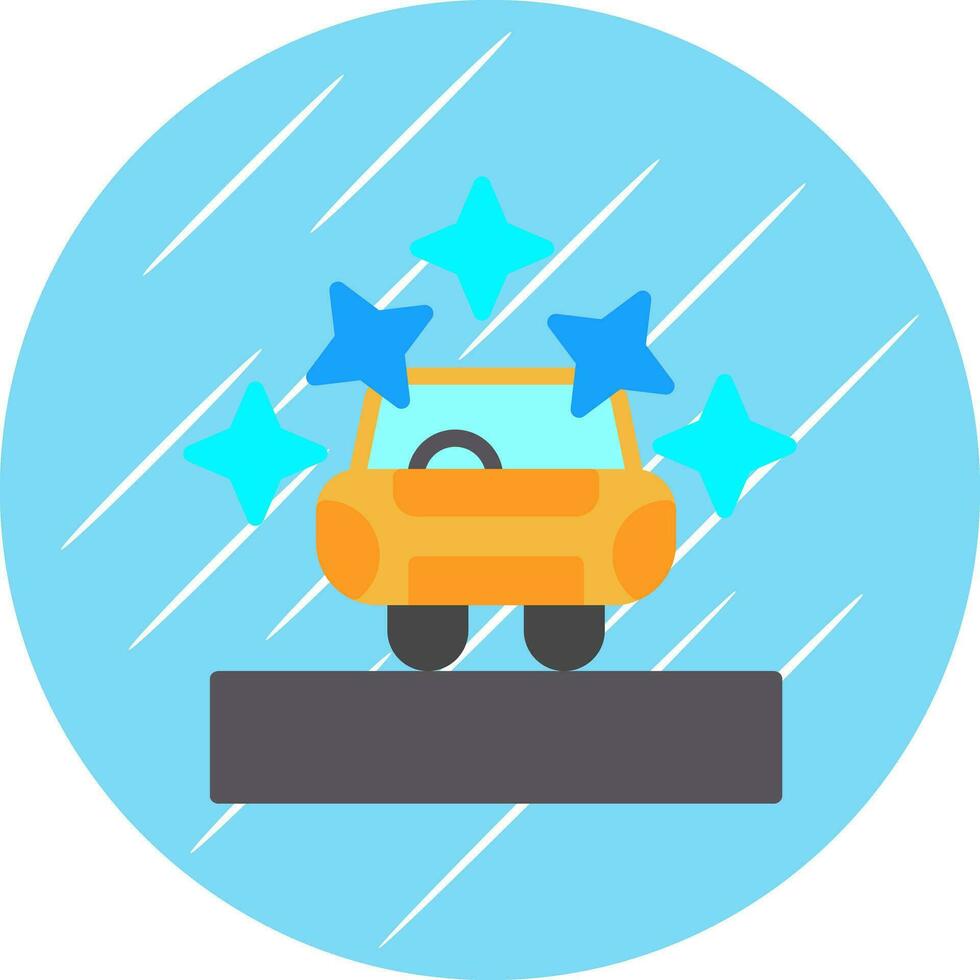 Car showroom Vector Icon Design