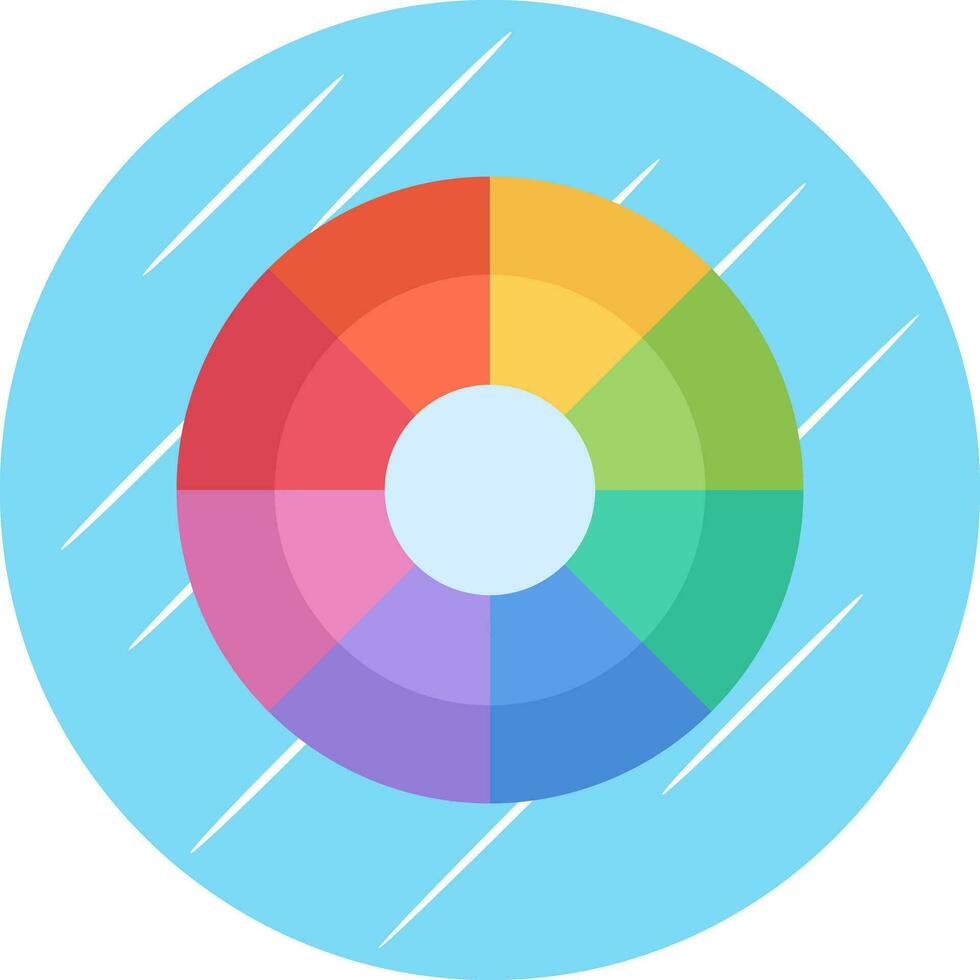 Color circle Vector Icon Design