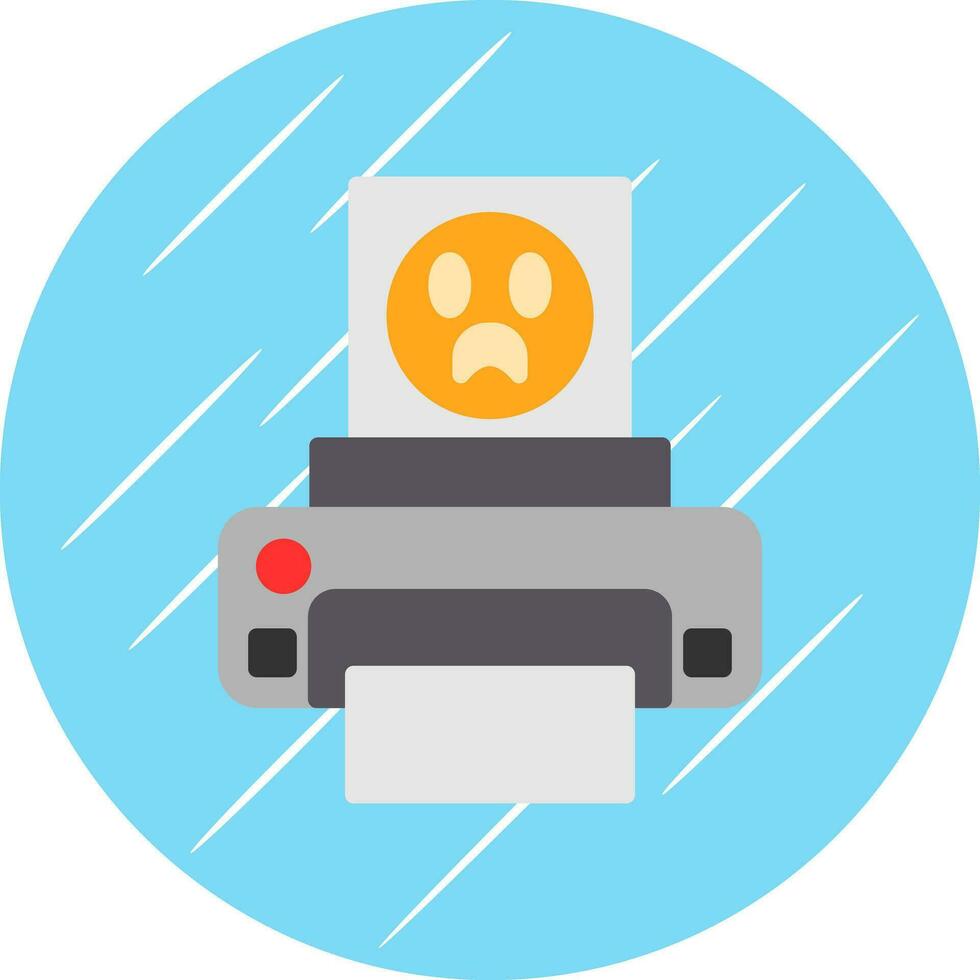 Photo print Vector Icon Design