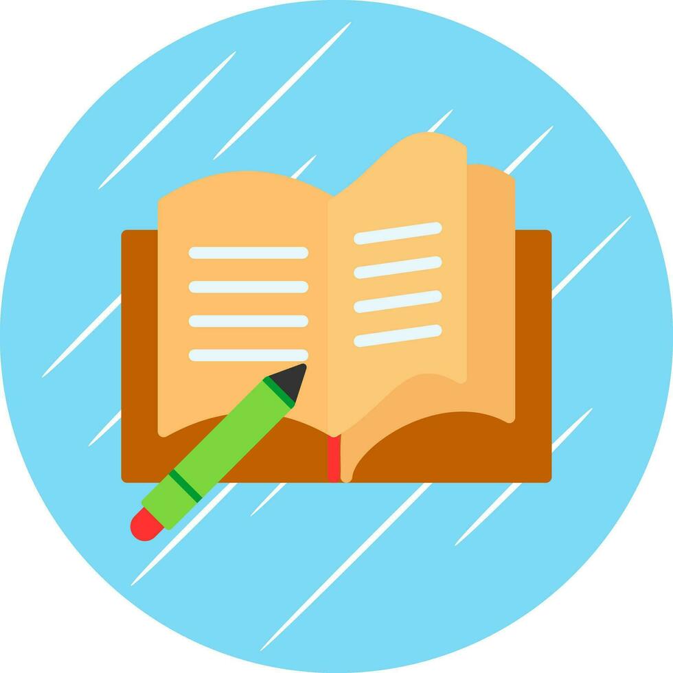 Notebook Vector Icon Design