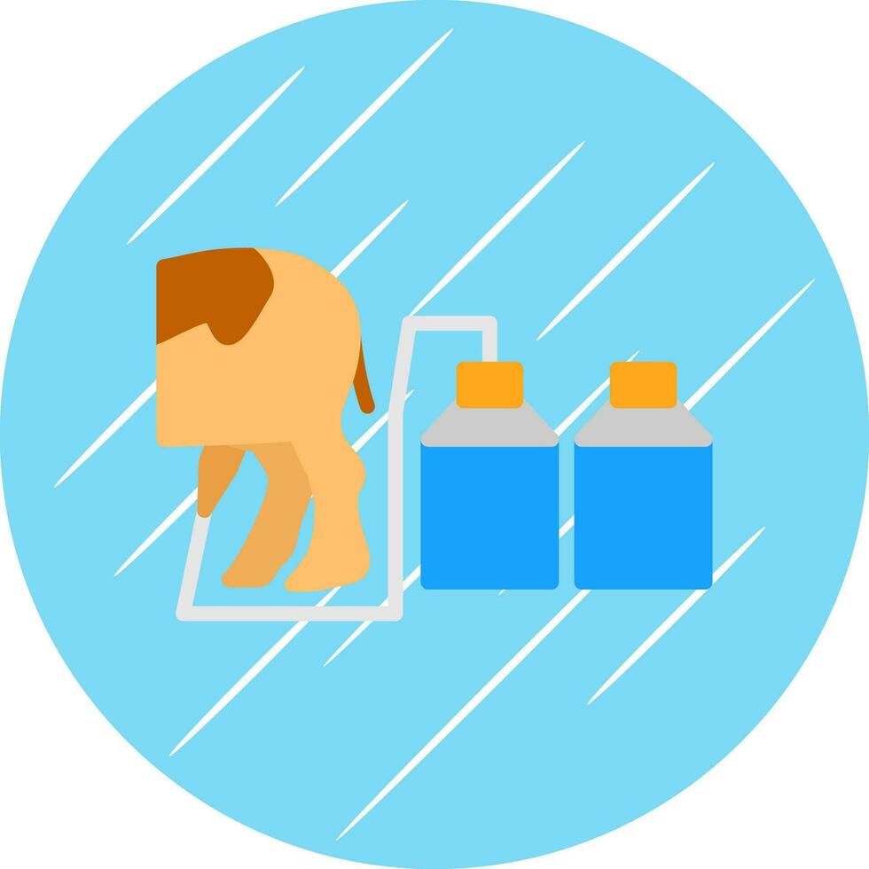 Milking Vector Icon Design