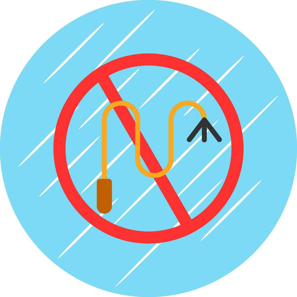 No whip Vector Icon Design
