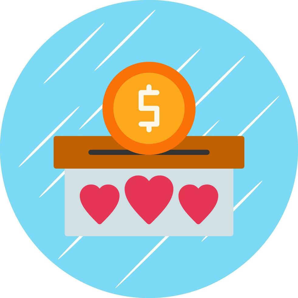 Donation Vector Icon Design
