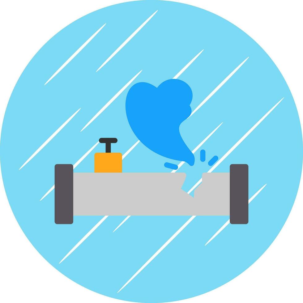 Gas leak Vector Icon Design