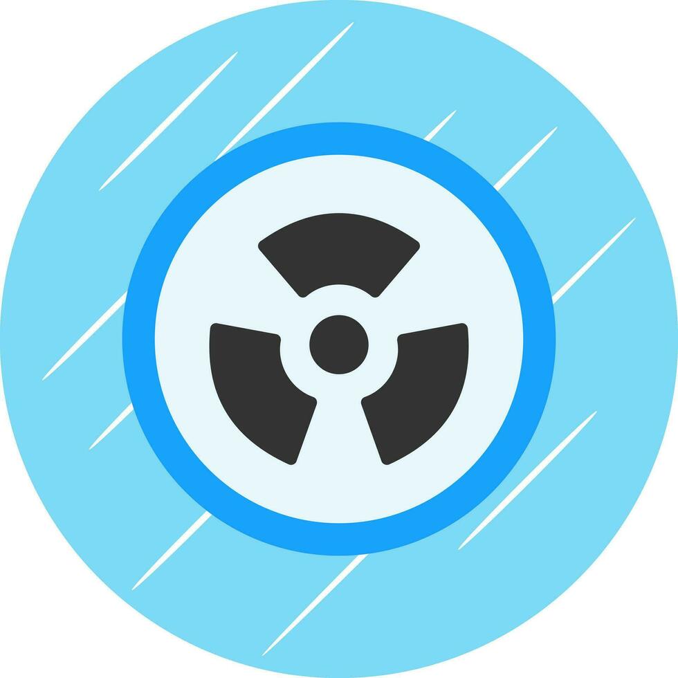 Radiation sign Vector Icon Design