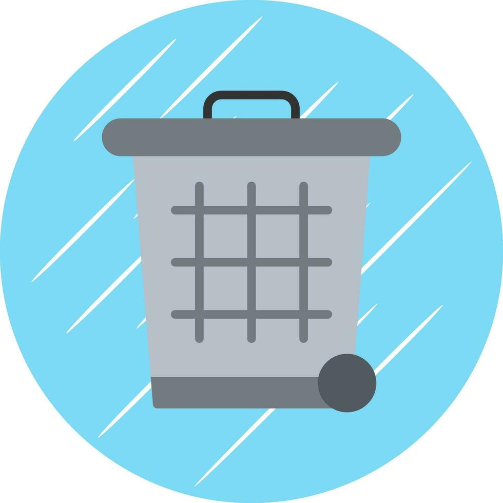 Trash can Vector Icon Design