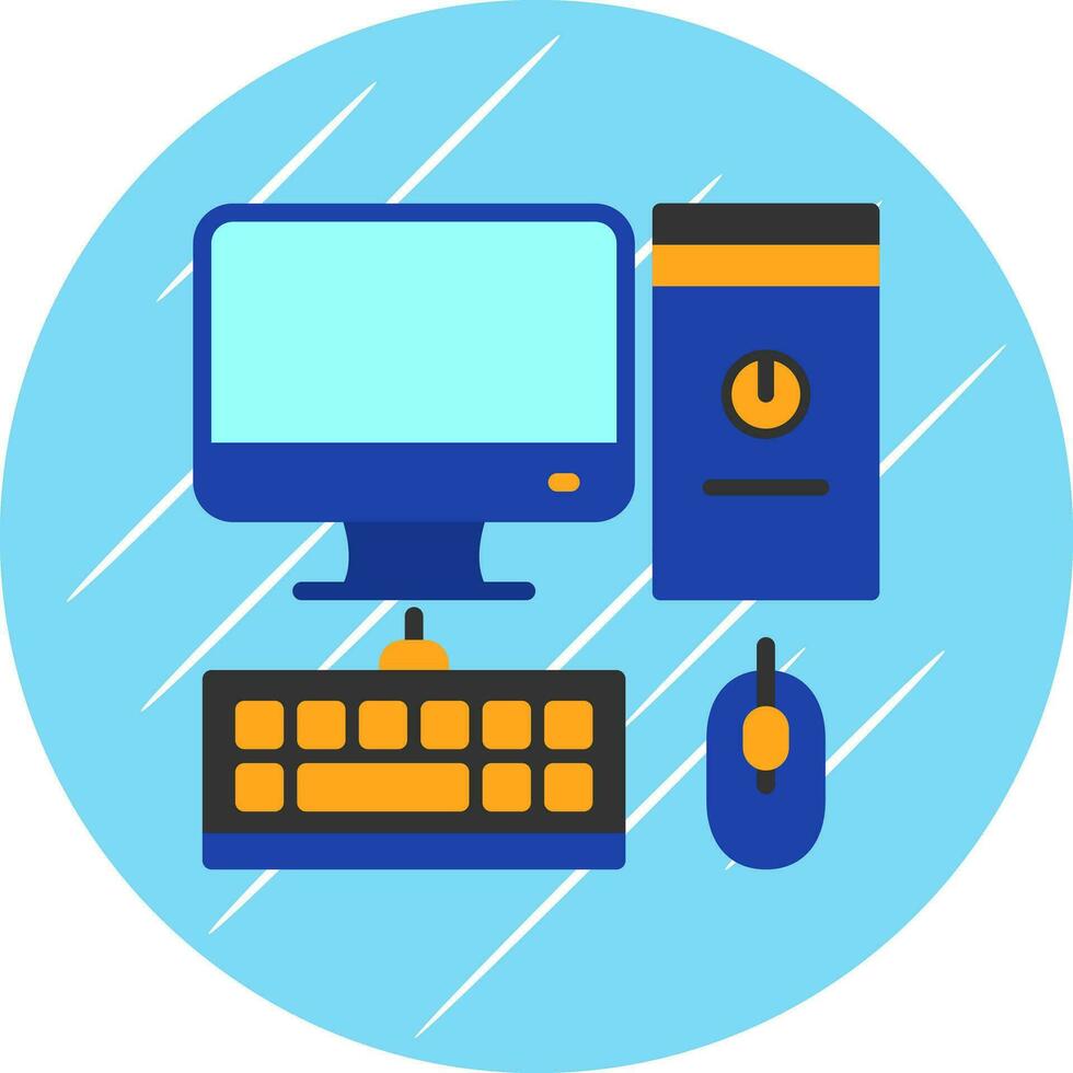 Computer Vector Icon Design