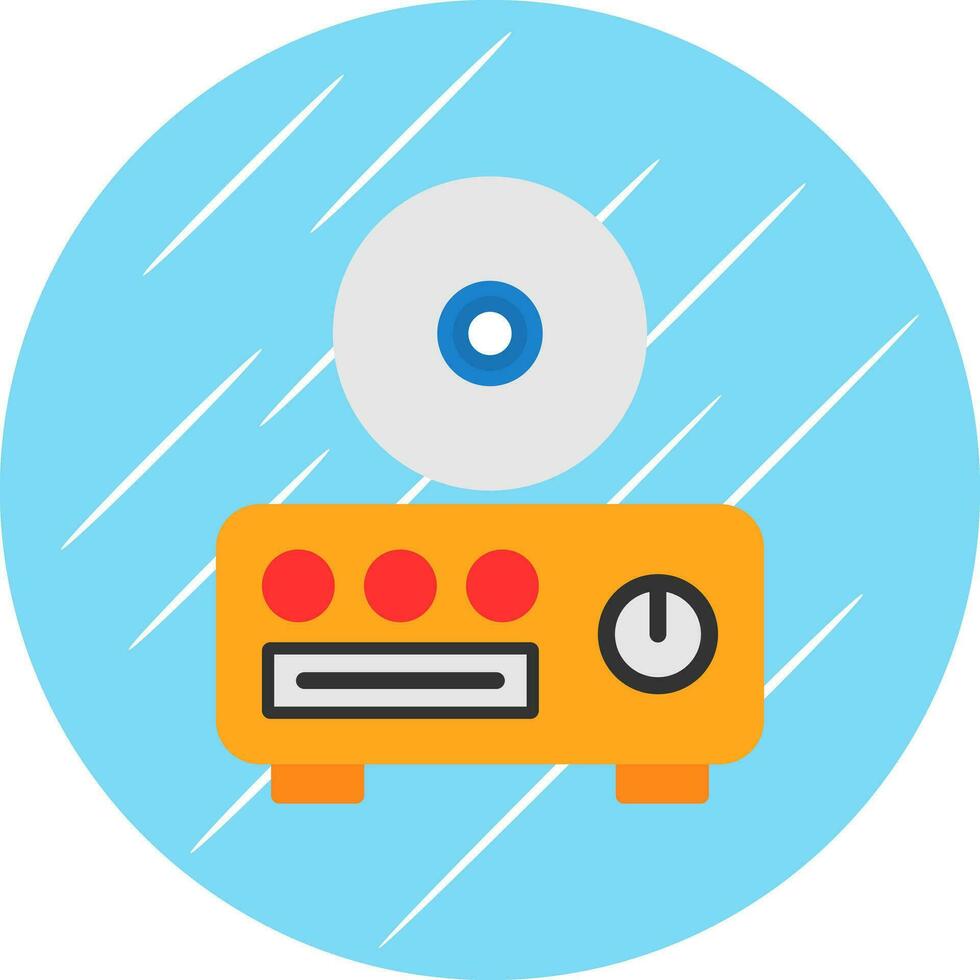 CD player Vector Icon Design