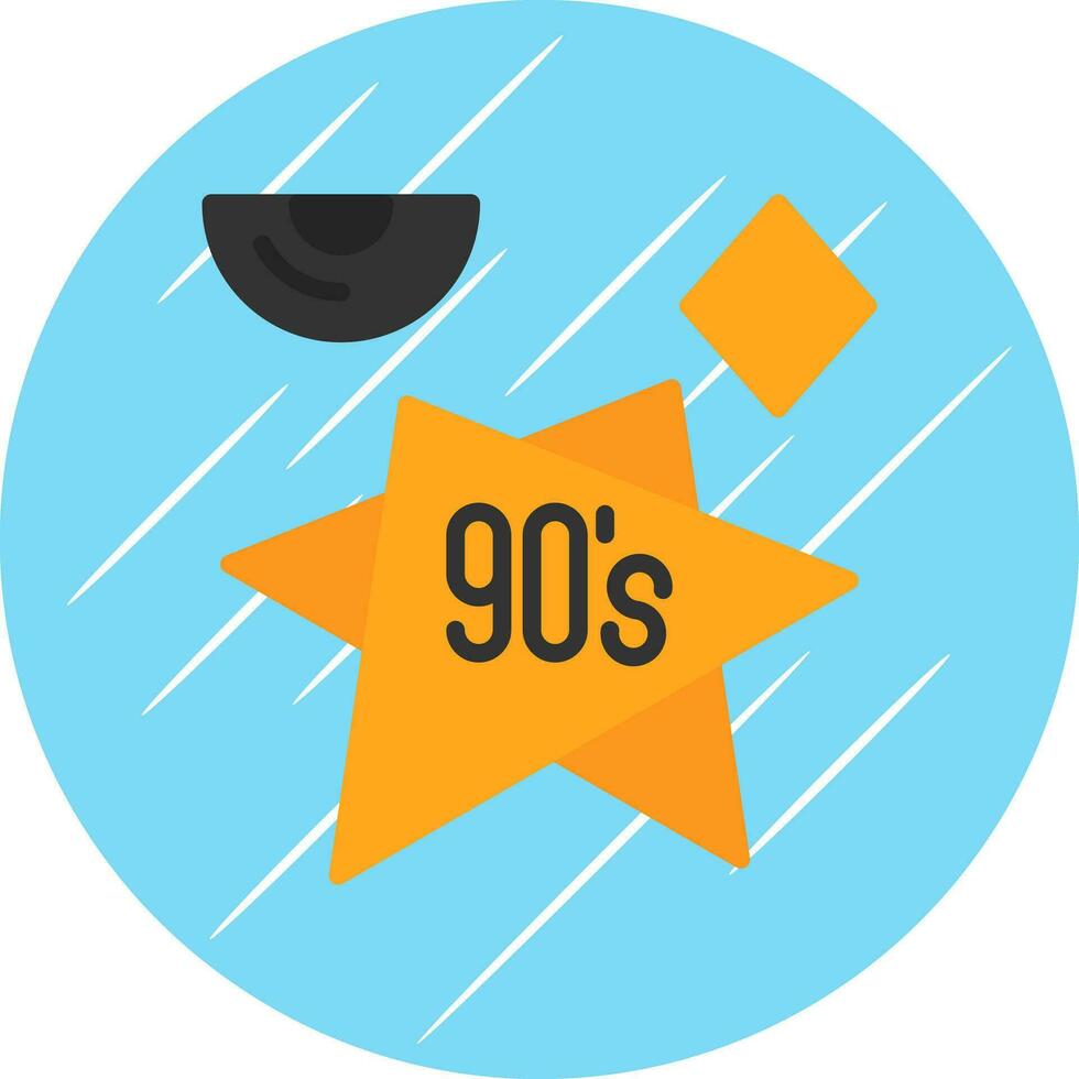 90s vector icono diseño