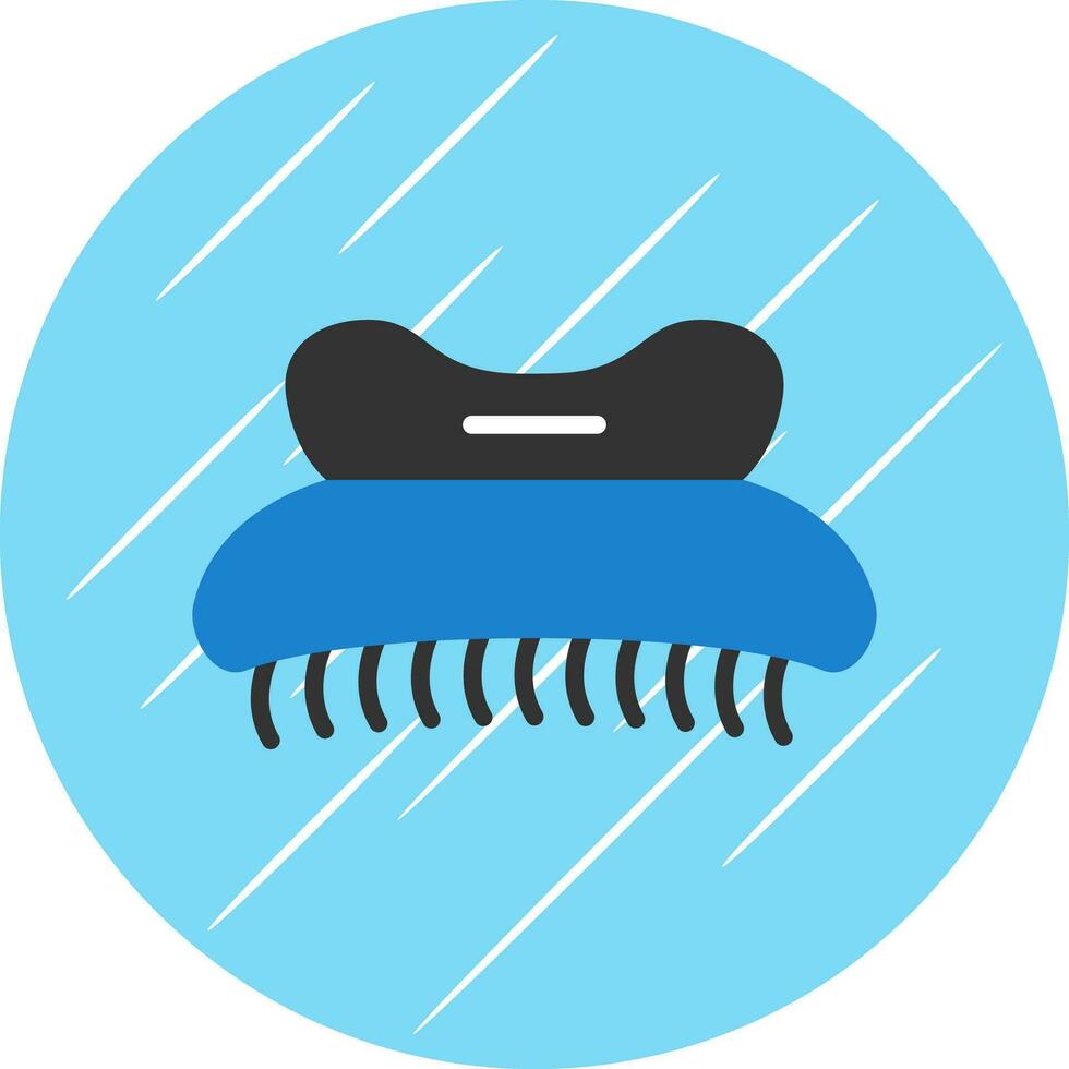 Hair clip Vector Icon Design
