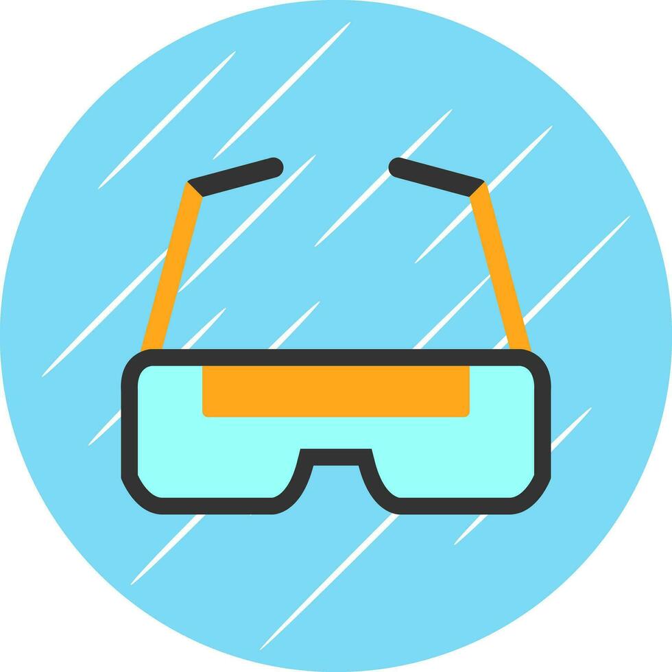 diseño de icono de vector de gafas