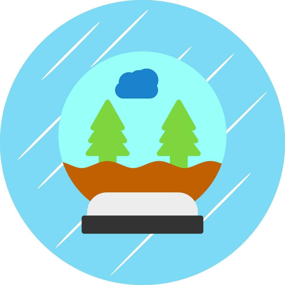 bola de nieve vector icono diseño