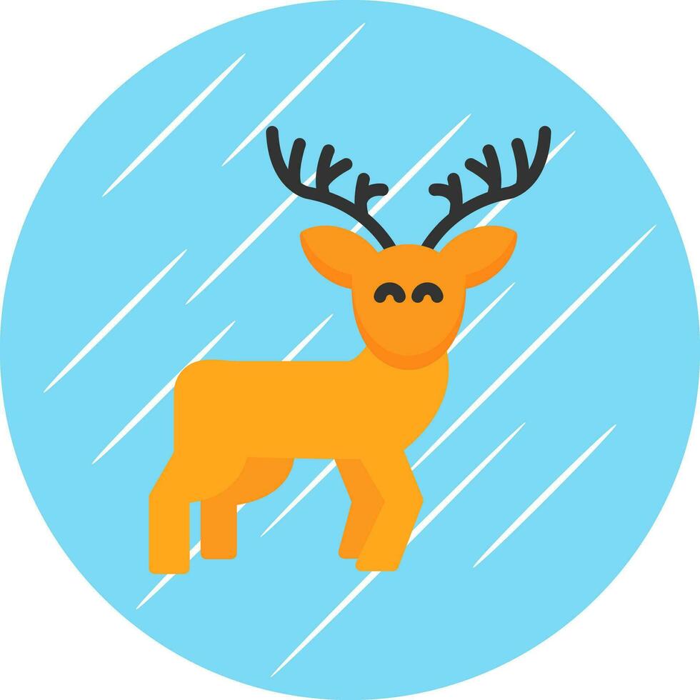 Reindeer Vector Icon Design