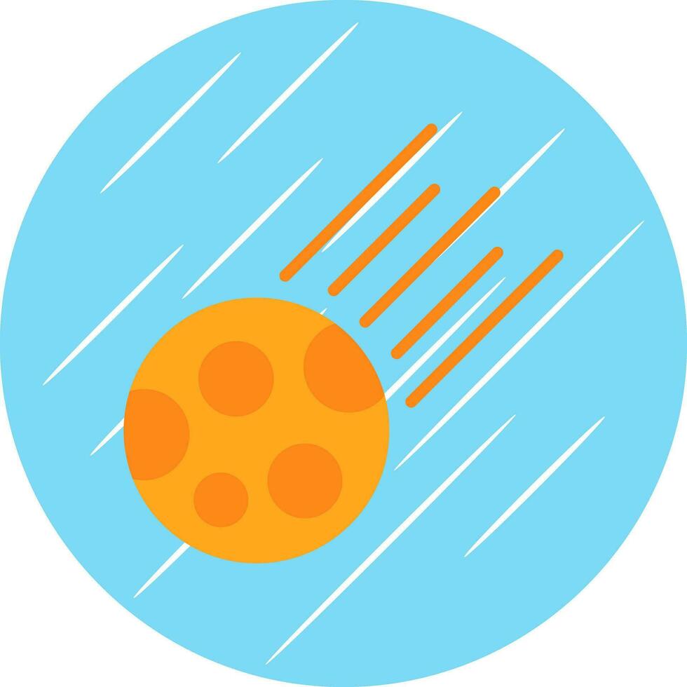 Comet Vector Icon Design