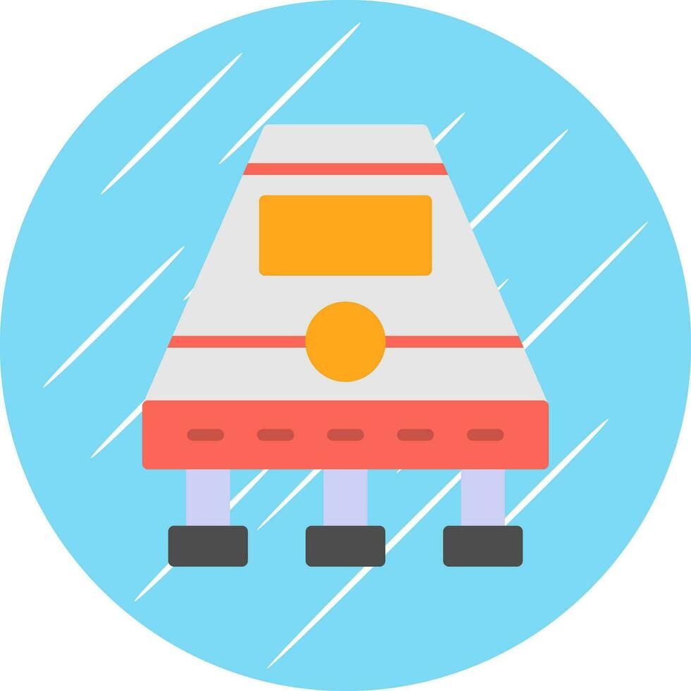 Space capsule Vector Icon Design