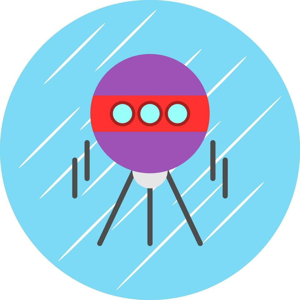 Sputnik Vector Icon Design