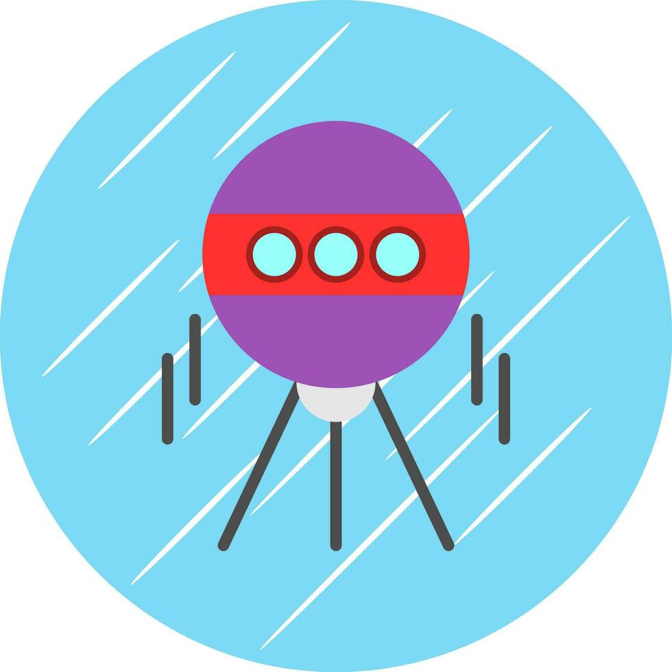 sputnik vector icono diseño