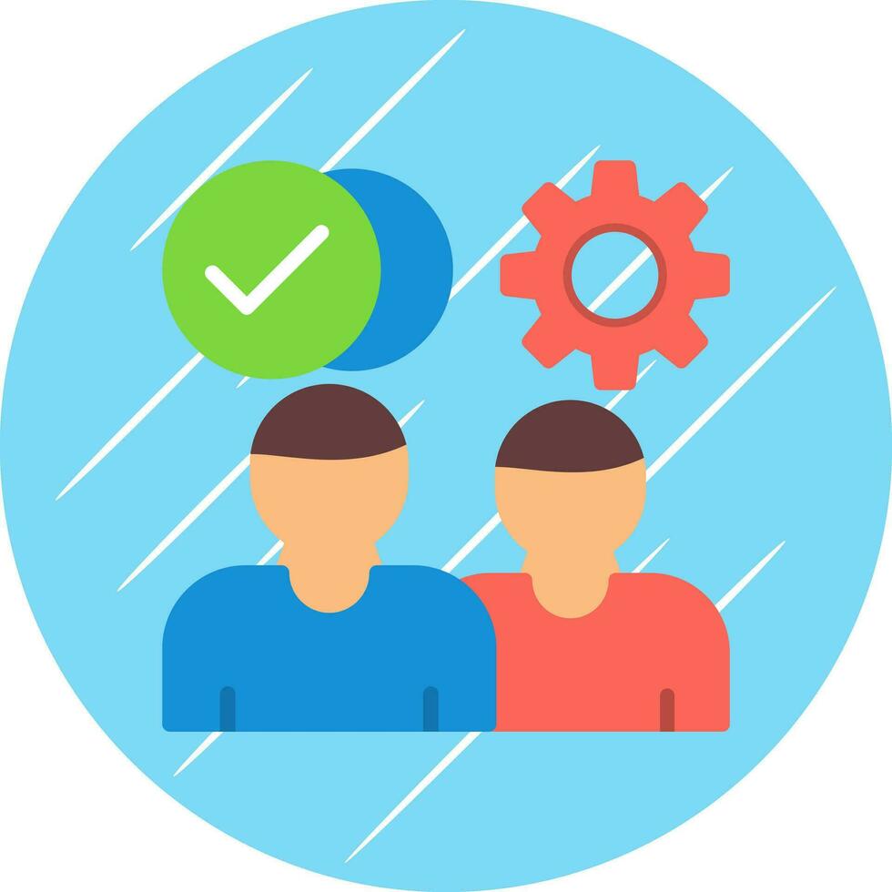 Teamwork Vector Icon Design