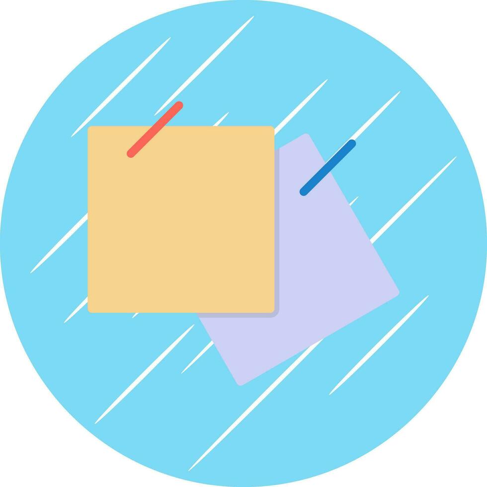 Sticky notes Vector Icon Design
