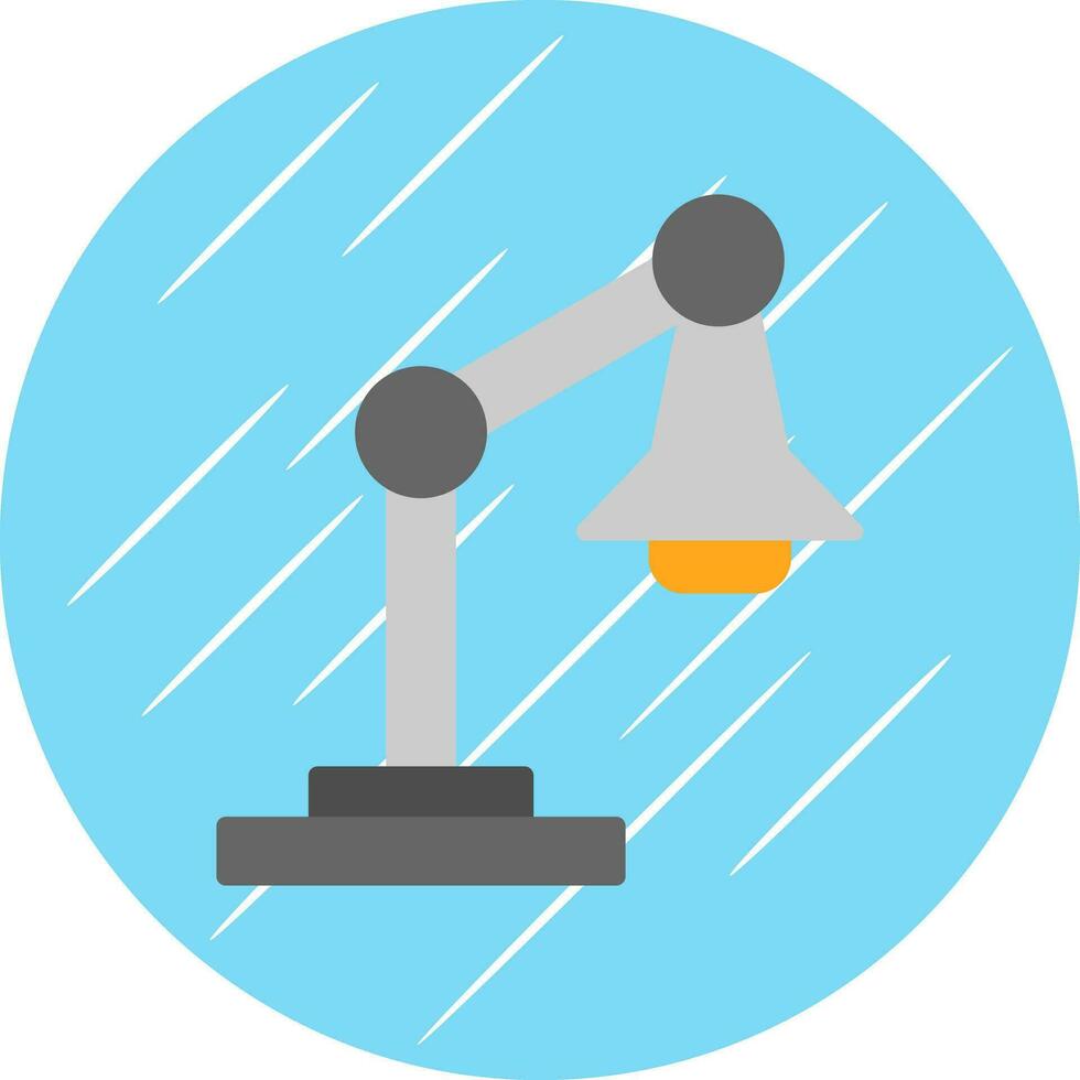 Desk lamp Vector Icon Design