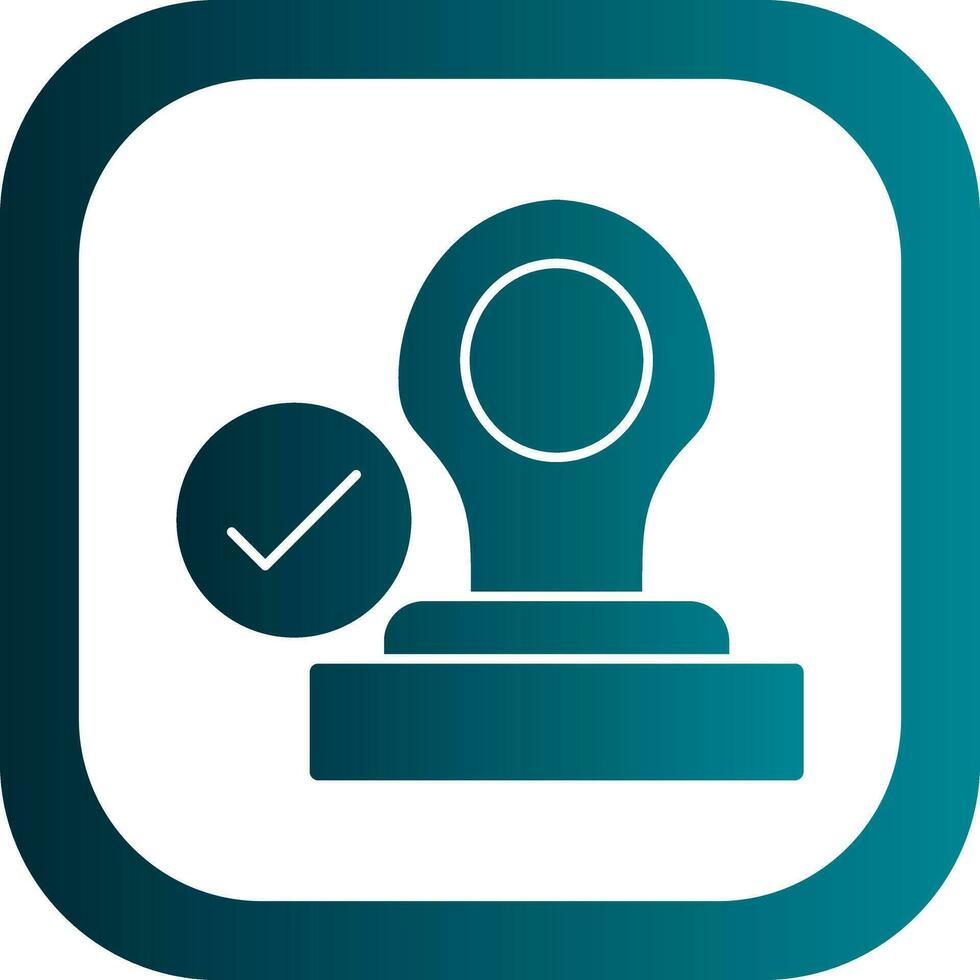 Stamp Vector Icon Design