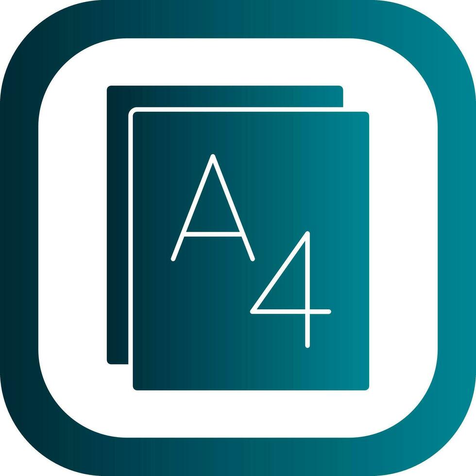 Paper size Vector Icon Design