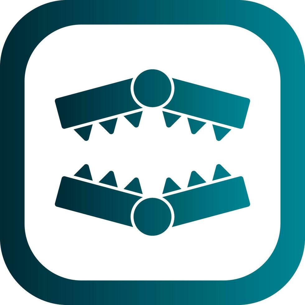 Bear trap Vector Icon Design