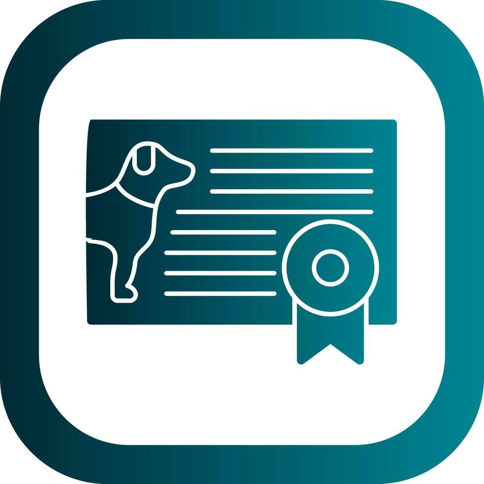 Certificate Vector Icon Design
