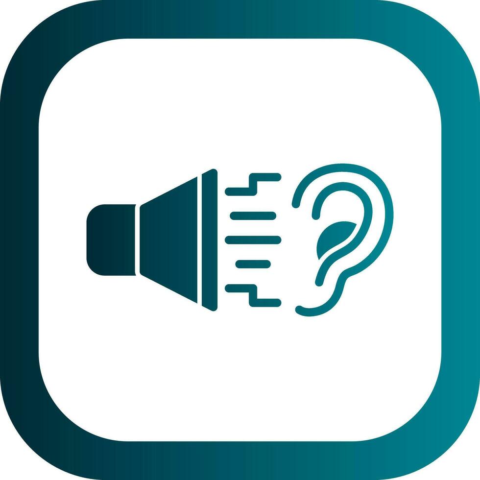 Sound pollution Vector Icon Design