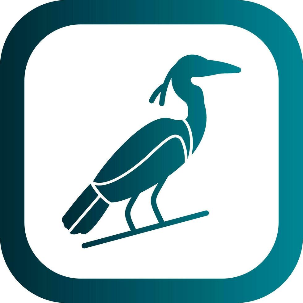 Heron Vector Icon Design