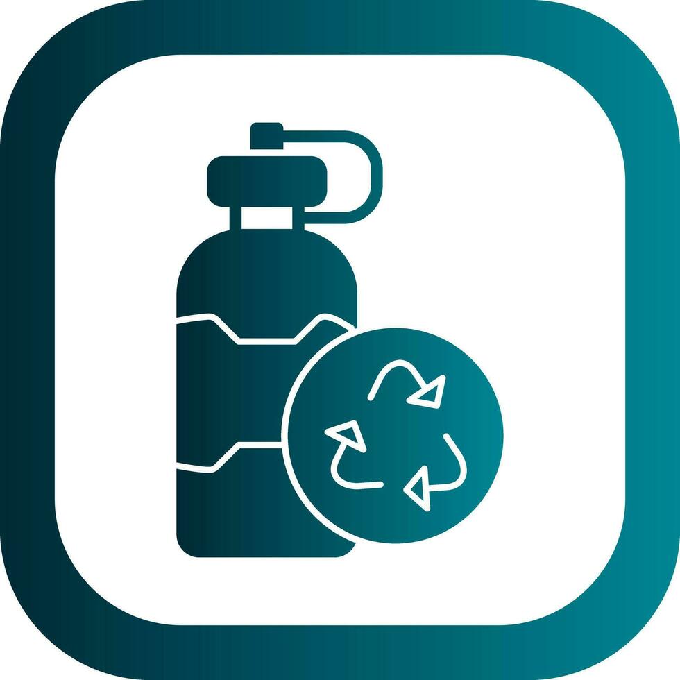 Reusable bottle Vector Icon Design