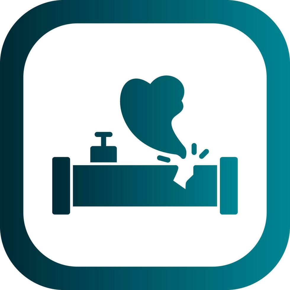Gas leak Vector Icon Design