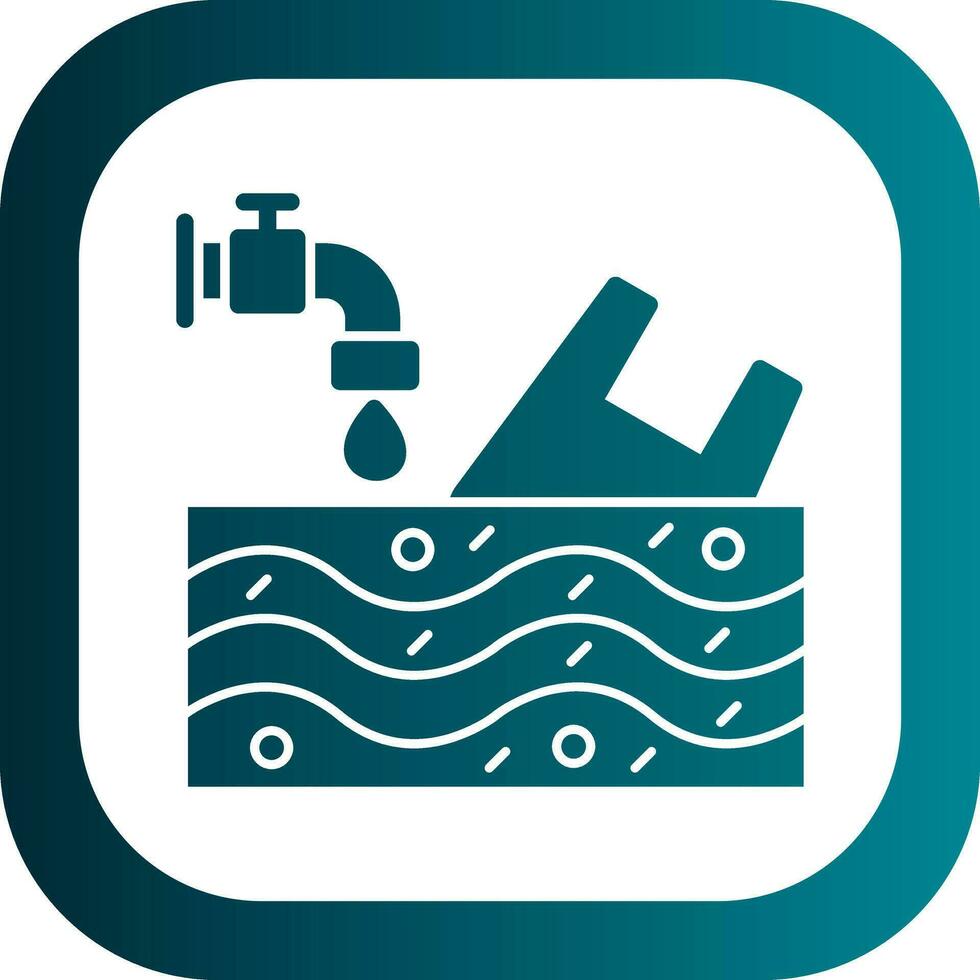 Water pollution Vector Icon Design