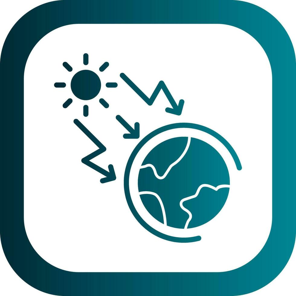 Greenhouse effect Vector Icon Design