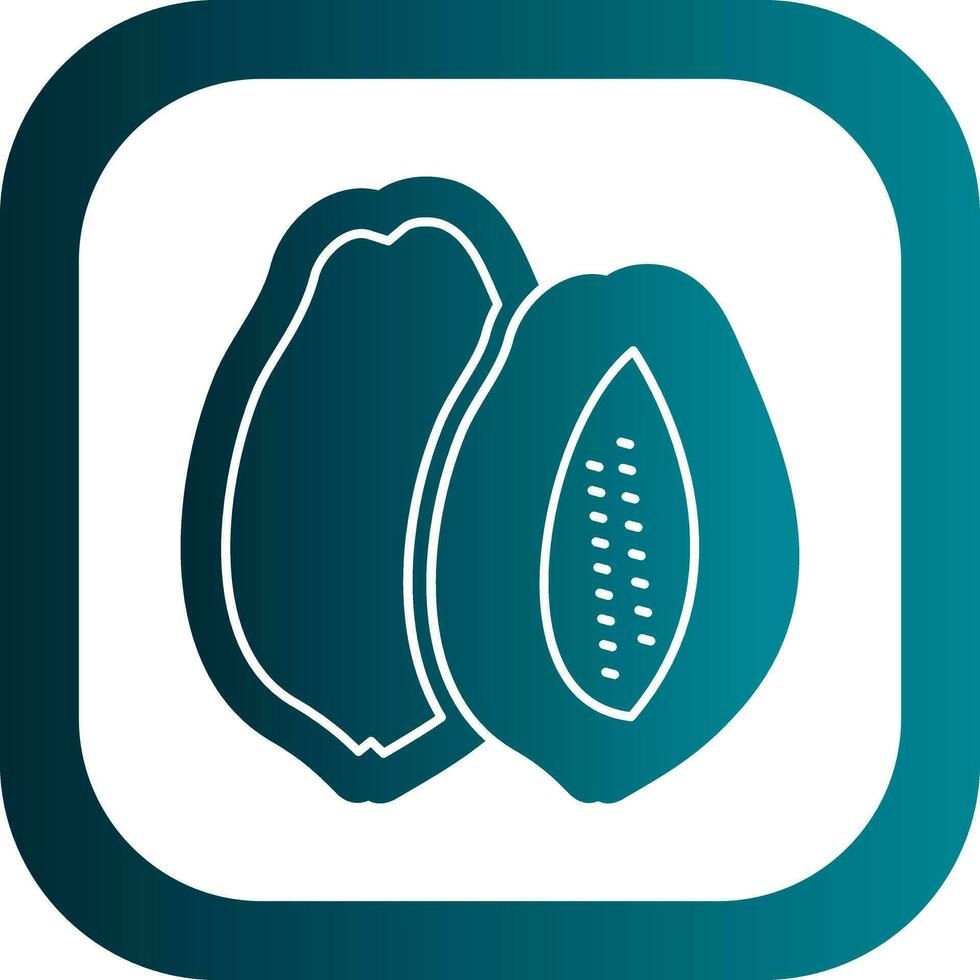 Papaya Vector Icon Design