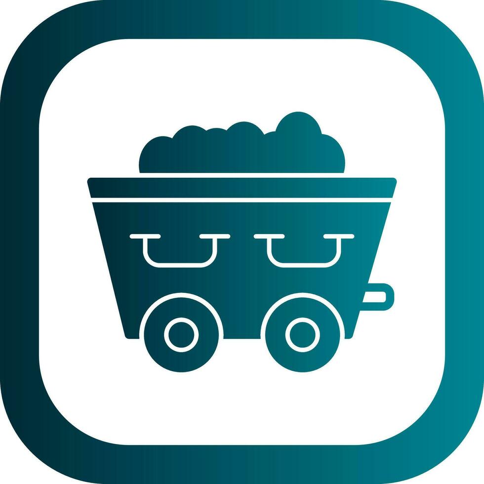 Trolley Vector Icon Design