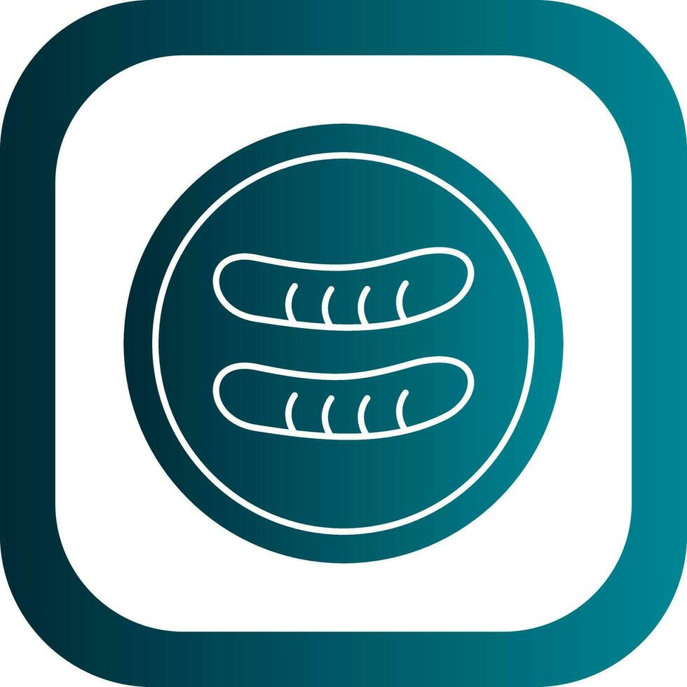 Sausage Vector Icon Design