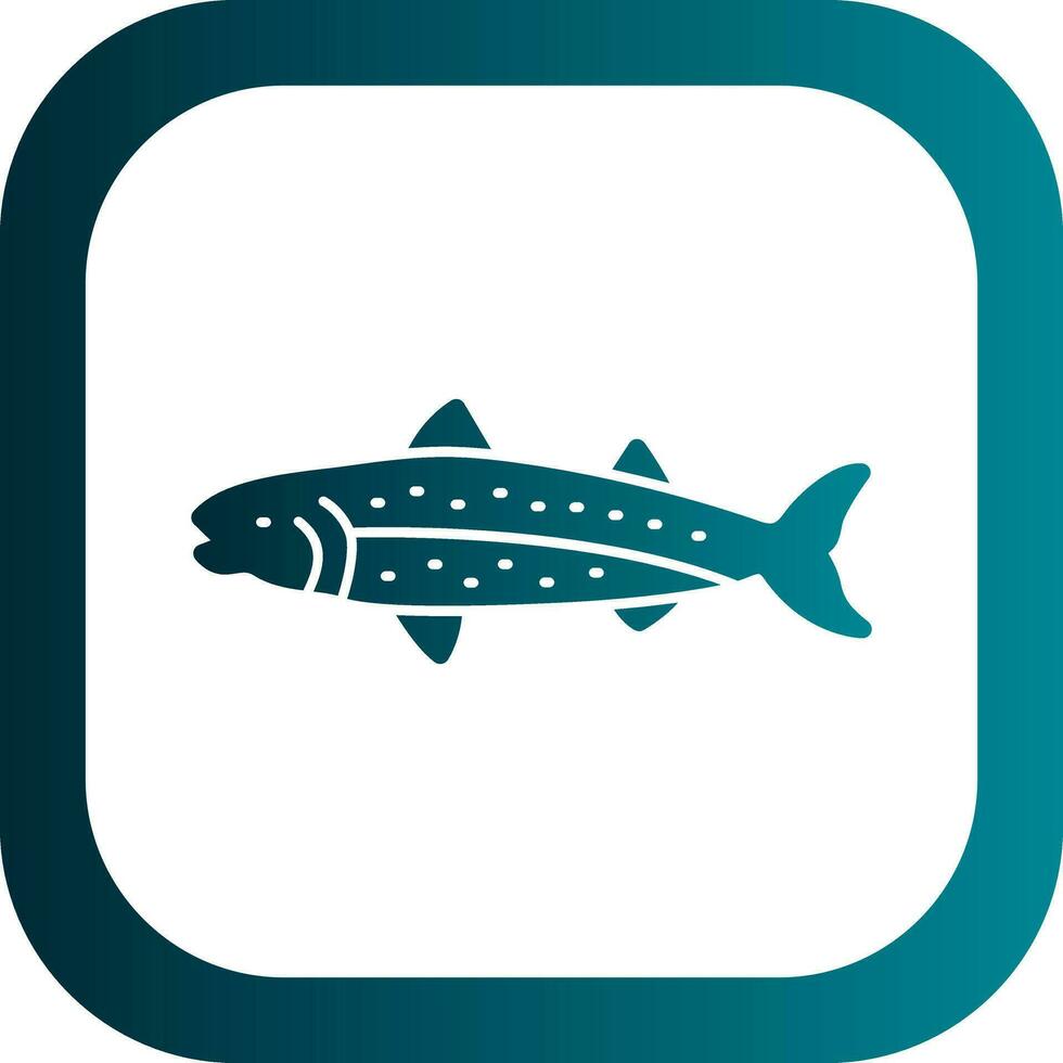 Mackerel Vector Icon Design