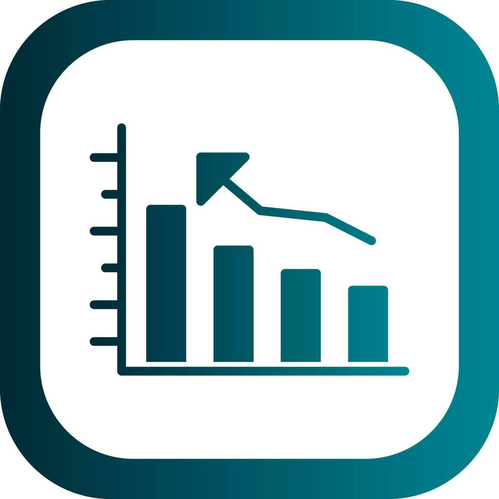 Bar graph Vector Icon Design