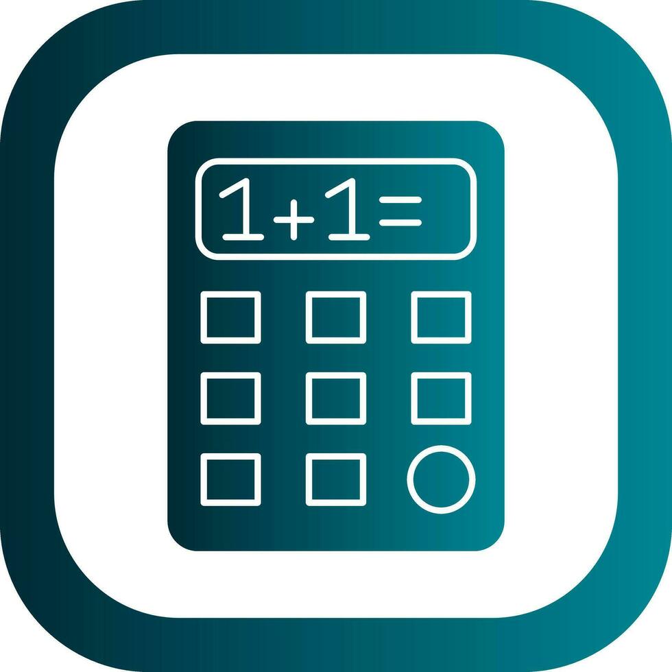 diseño de icono de vector de calculadora