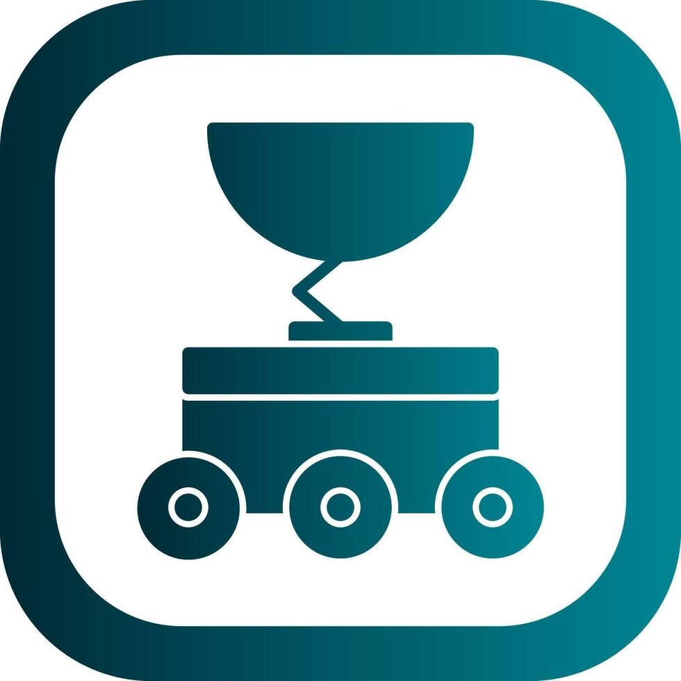 Moon rover Vector Icon Design