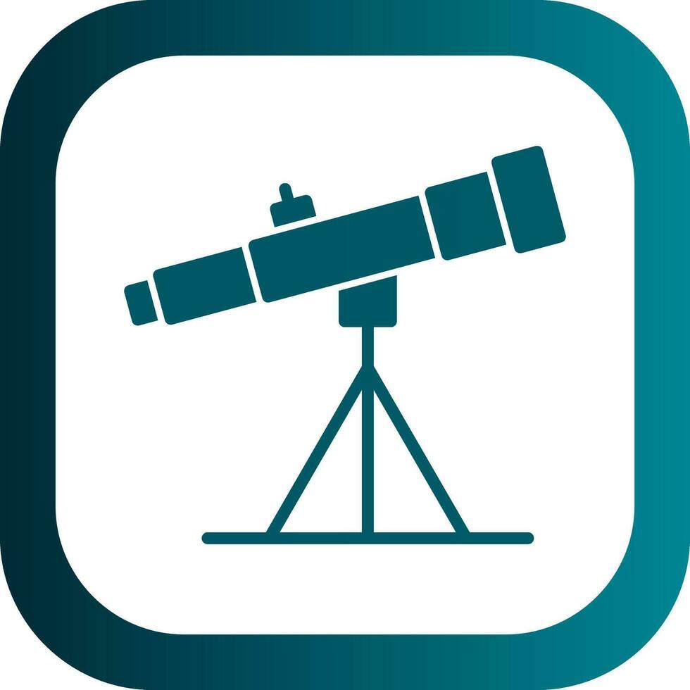 diseño de icono de vector de telescopio