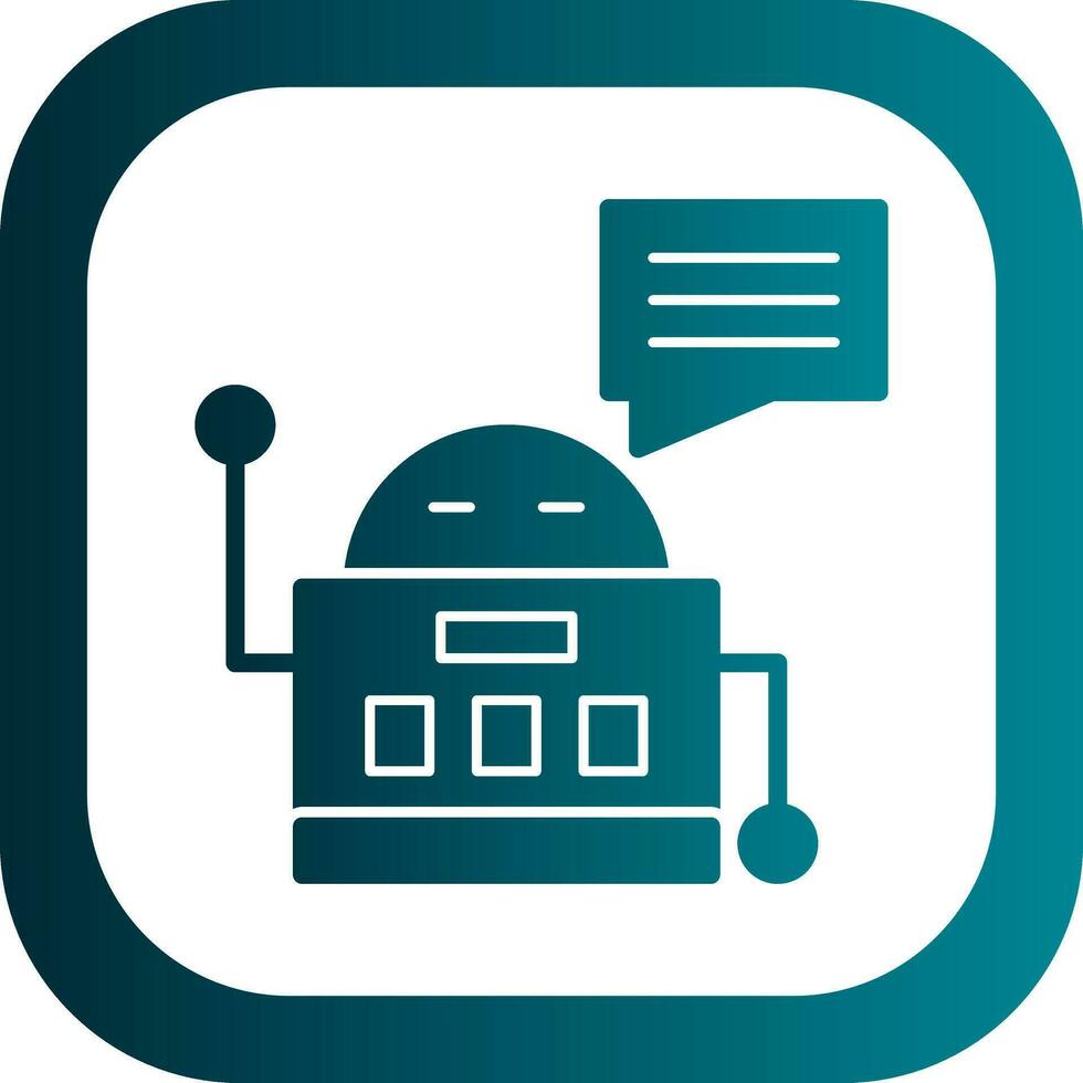 Chatbot Vector Icon Design