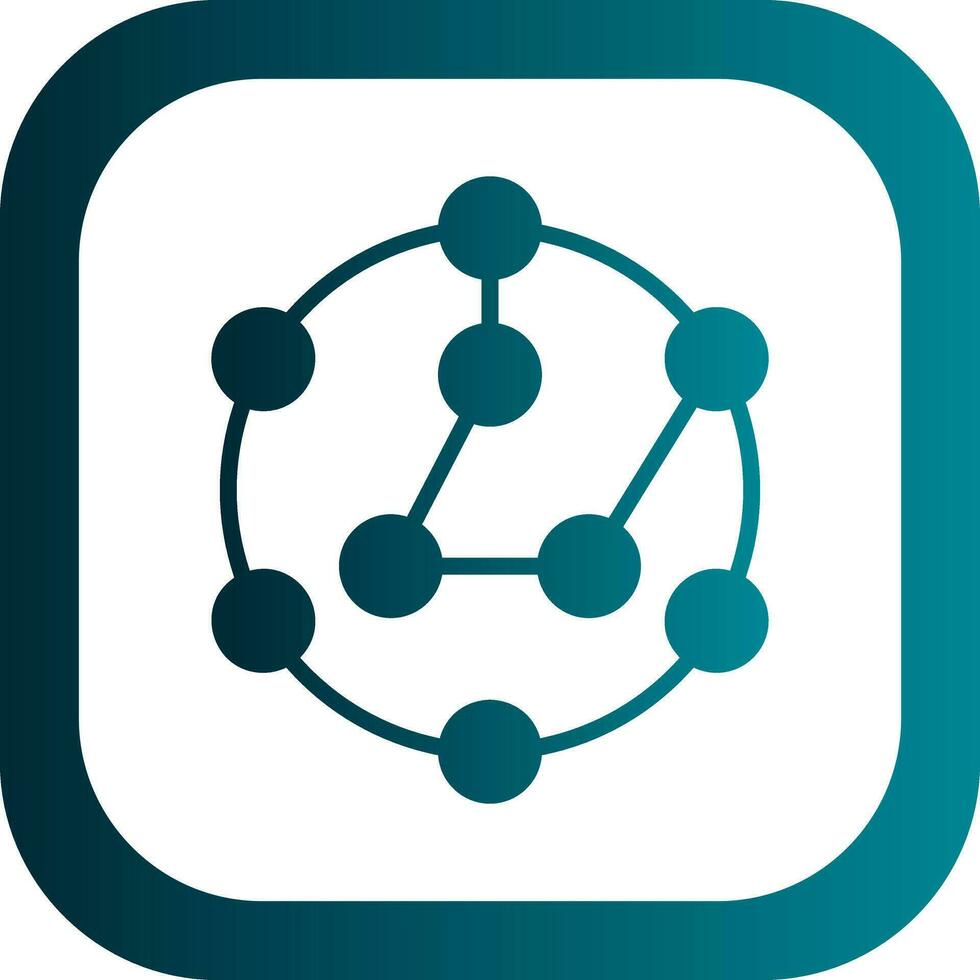 Nanotechnology Vector Icon Design