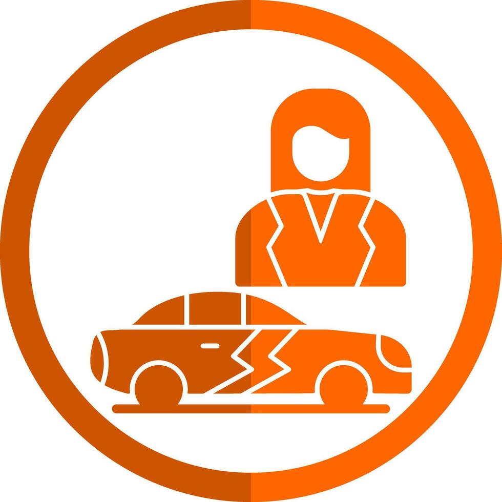 Saleswoman Vector Icon Design