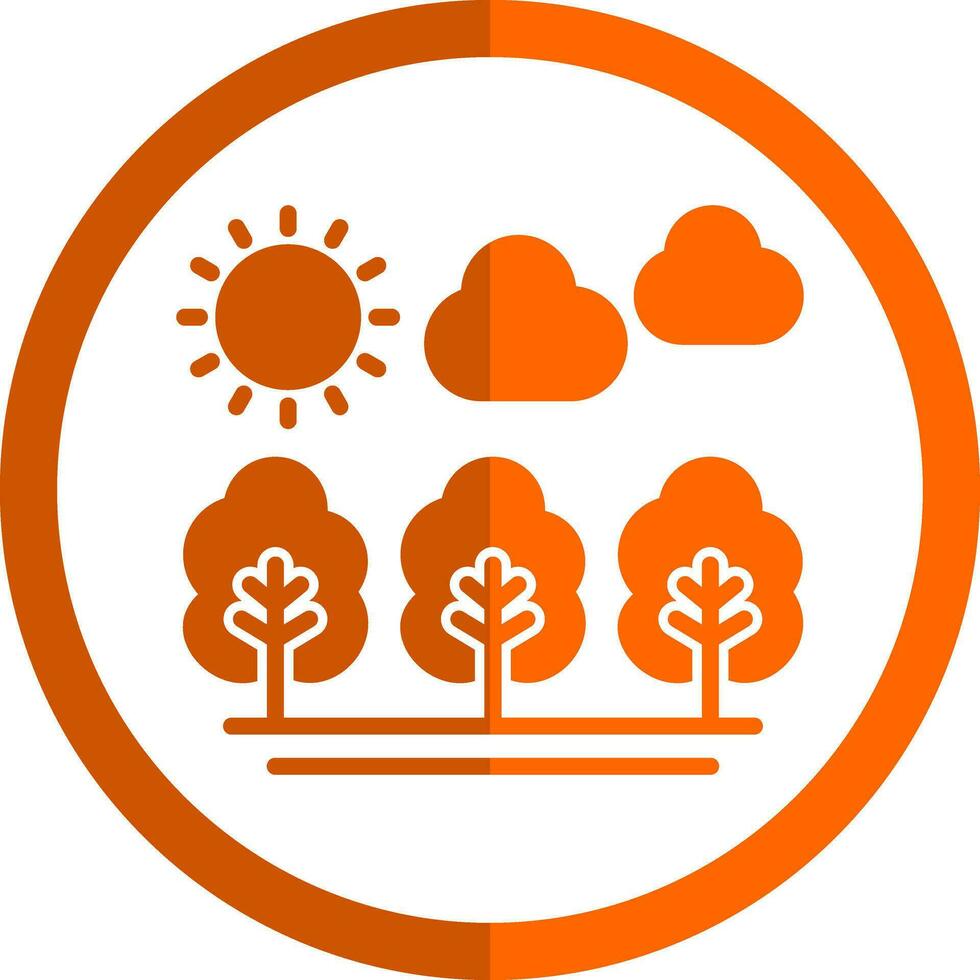 Forest Vector Icon Design