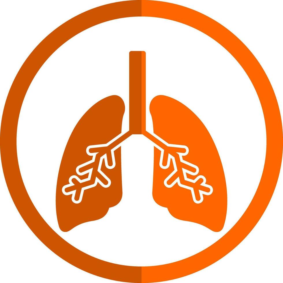 Lungs Vector Icon Design